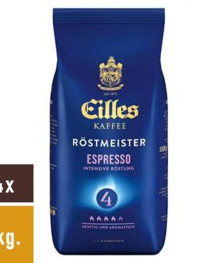 Eilles Kaffee Röstmeister Espresso 4x1kg.