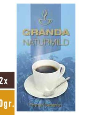 Granda – Natuurlijk mild gemalen koffie – 12x 500gr.