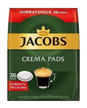 Jacobs Crema Pads – 36pcs.
