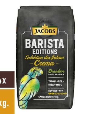 Jacobs Barista Editions Selectie van het Jaar Bonen 4x1kg.