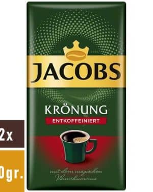 Jacobs Krönung Dekaf Filterkaffee 12x500gr.
