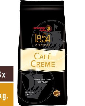 schirmer kaffee 1854 Café Creme bonen 8×1 kg.