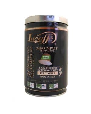 Lucaffé Pulcinella Energy Biodegradable Nespresso capsules 20 pcs