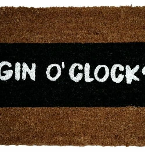 Gin O’Clock Glitter deurmat