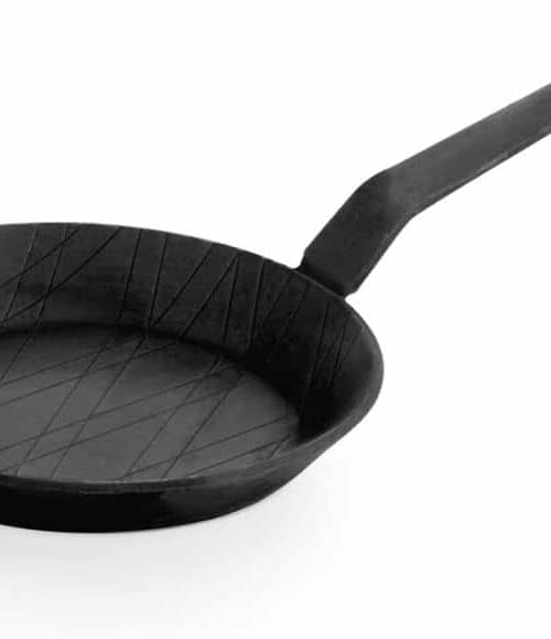 WAS Germany – Zwart ijzeren braadpan met steel met haak Ø 20 cm