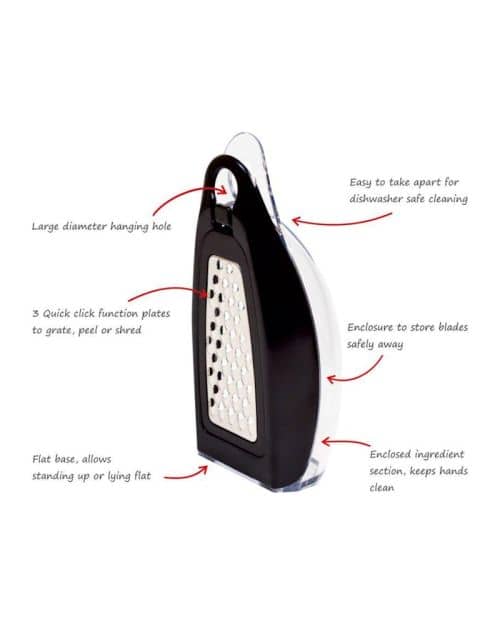 AnySharp 3-in-1 smartbox grater