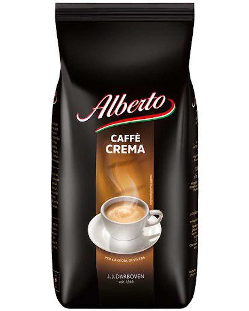 4 x Alberto café crema beans 1 kg.