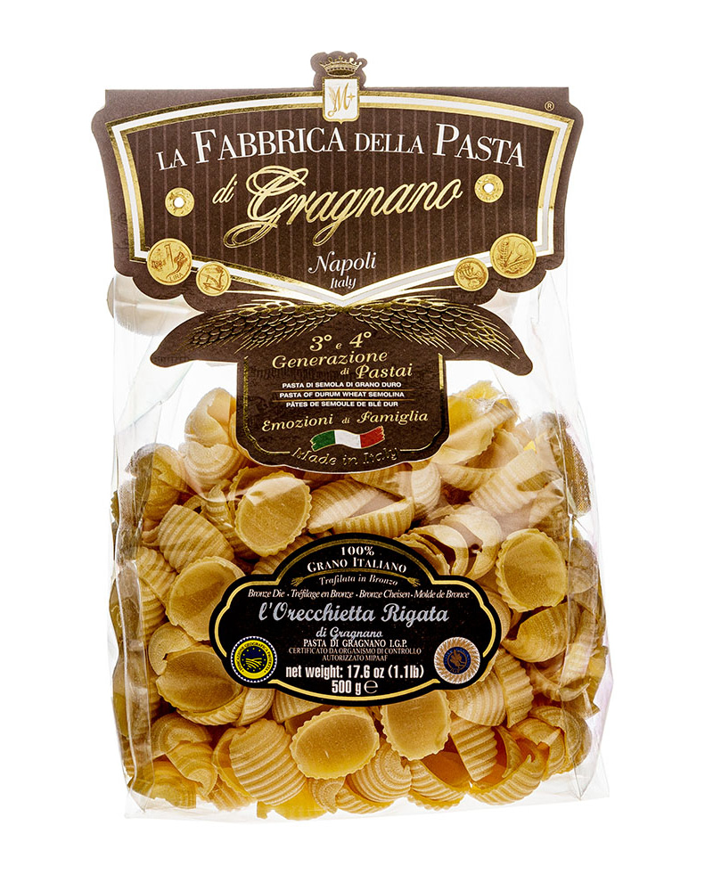 La Fabbrica Della Pasta Orecchiete Rigate IGP 500 Gr.