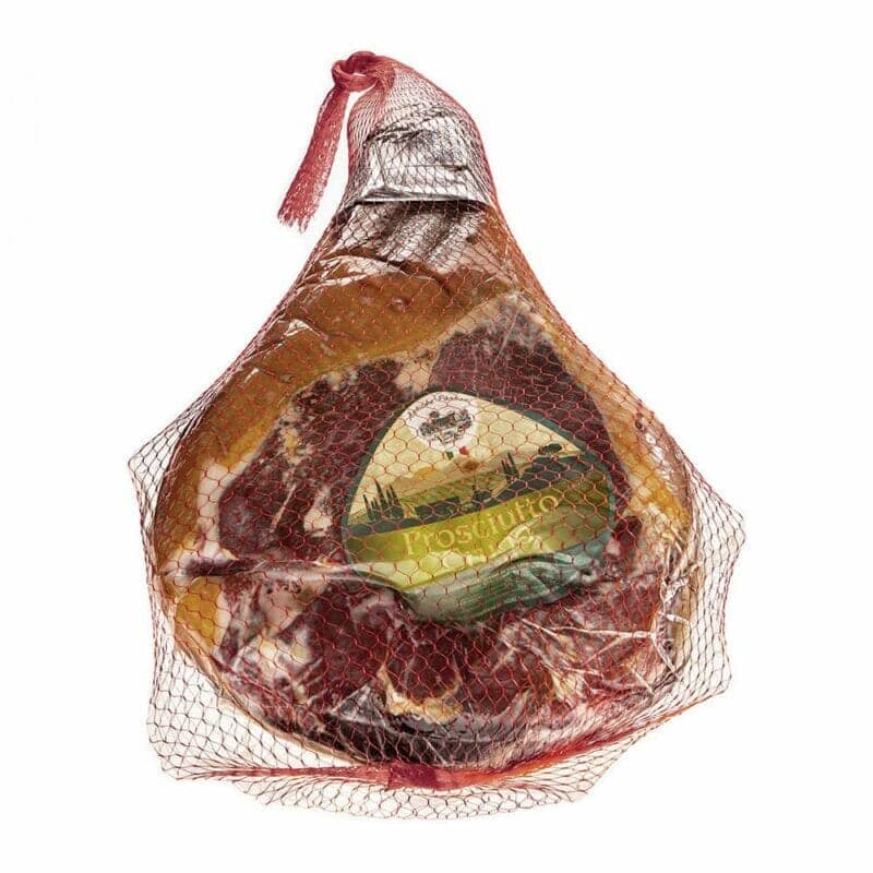 Deze ham heeft een zacht aroma, een fijne compacte textuur en een delicate, lichtzoete smaak.