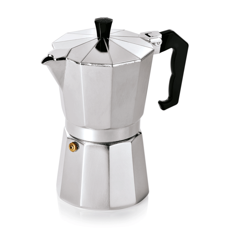 Met deze Italiaanse koffiemaker maak je snel en gemakkelijk een heerlijke espresso.