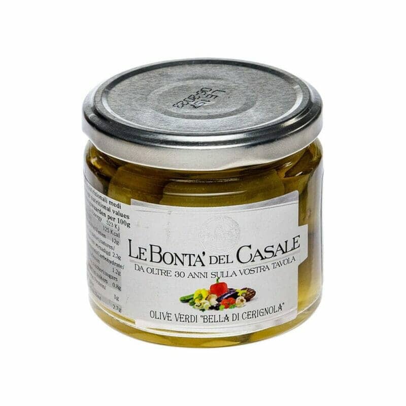 Le Bonta’del Casale Olive Verdi Bella Cerignola 180 gr.