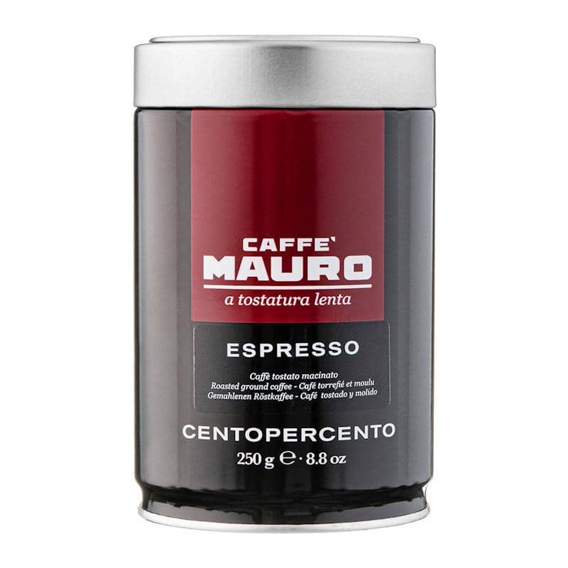 Caffè Mauro CENTOPERCENTO 100% Arabica gemalen koffie 250gr.