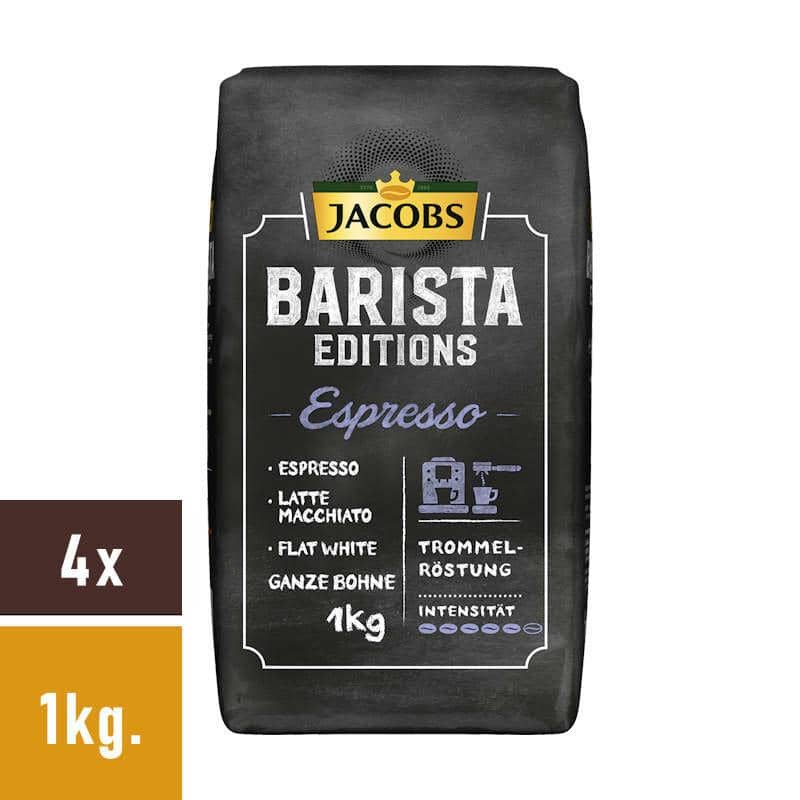 Jacobs Barista Editions Espresso Bohnen 4x1kg.