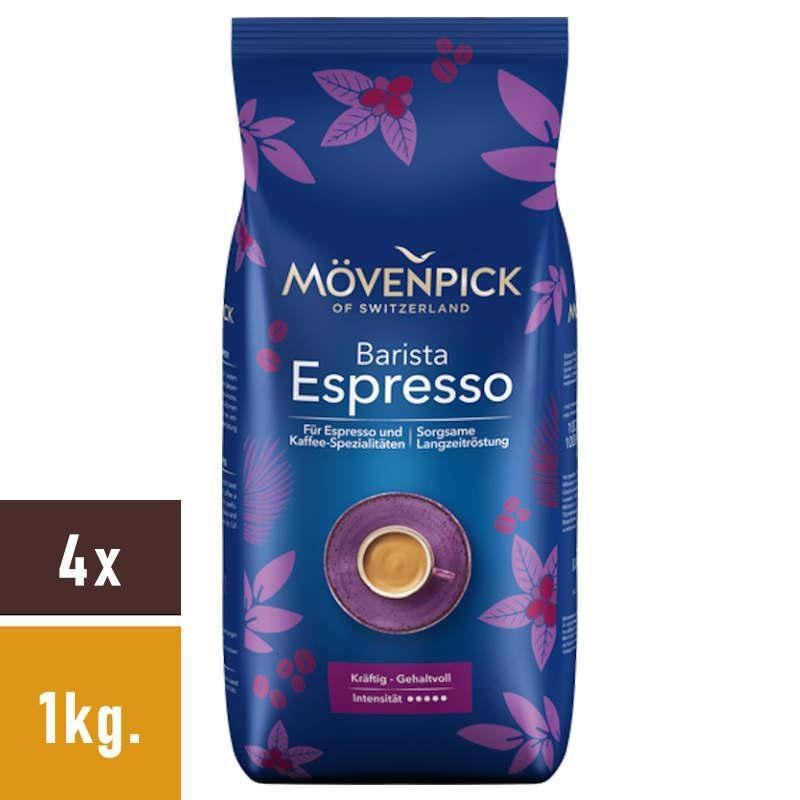 Mö­ven­pick Espresso koffiebonen 4 x 1 kilo