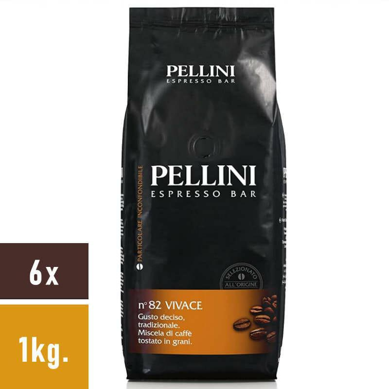 Pellini Espresso Bar N. 82 Vivace bonen 6x1kg.