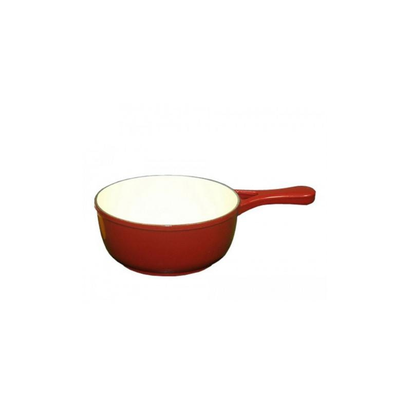 Le Chasseur caquelon fondue pan ø 20 cm cast iron red