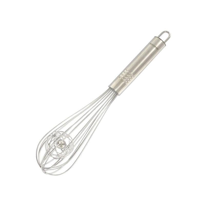 Fackelmann stainless steel Kitchen and pastry whisk with ball 26,5 cm