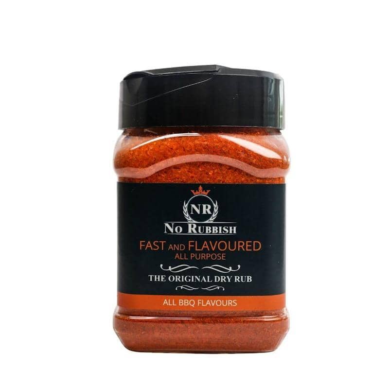 No Rubbish Fast & Flavoured – BBQ rub – Dry Rub 225 gram